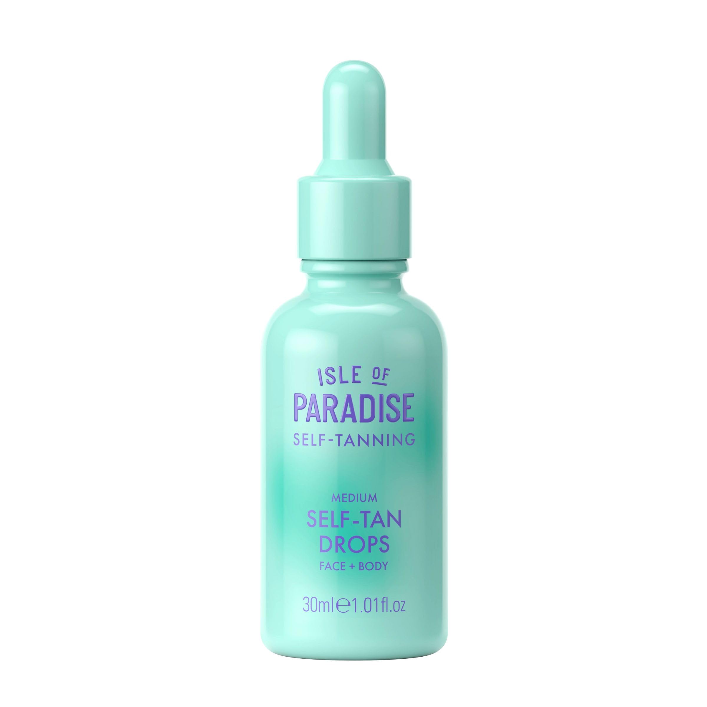 Isle of Paradise Self Tanning Face & Body Drops- Self Tanner Drops for a Natural Bronze, Long-lasting Tan, Cruelty Free, Fragrance Free & Dermatologist-Approved, 1.01 fl. oz