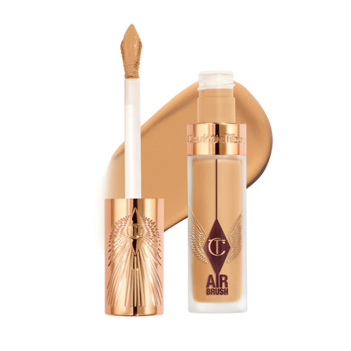 Charlotte Tilbury AIRbrush Flawless Blur Concealer - Longwear Concealer for Dark Circles, Blemishes, Redness & More - Hydrating, Crease-Proof & Full Coverage with a Natural Matte Finish