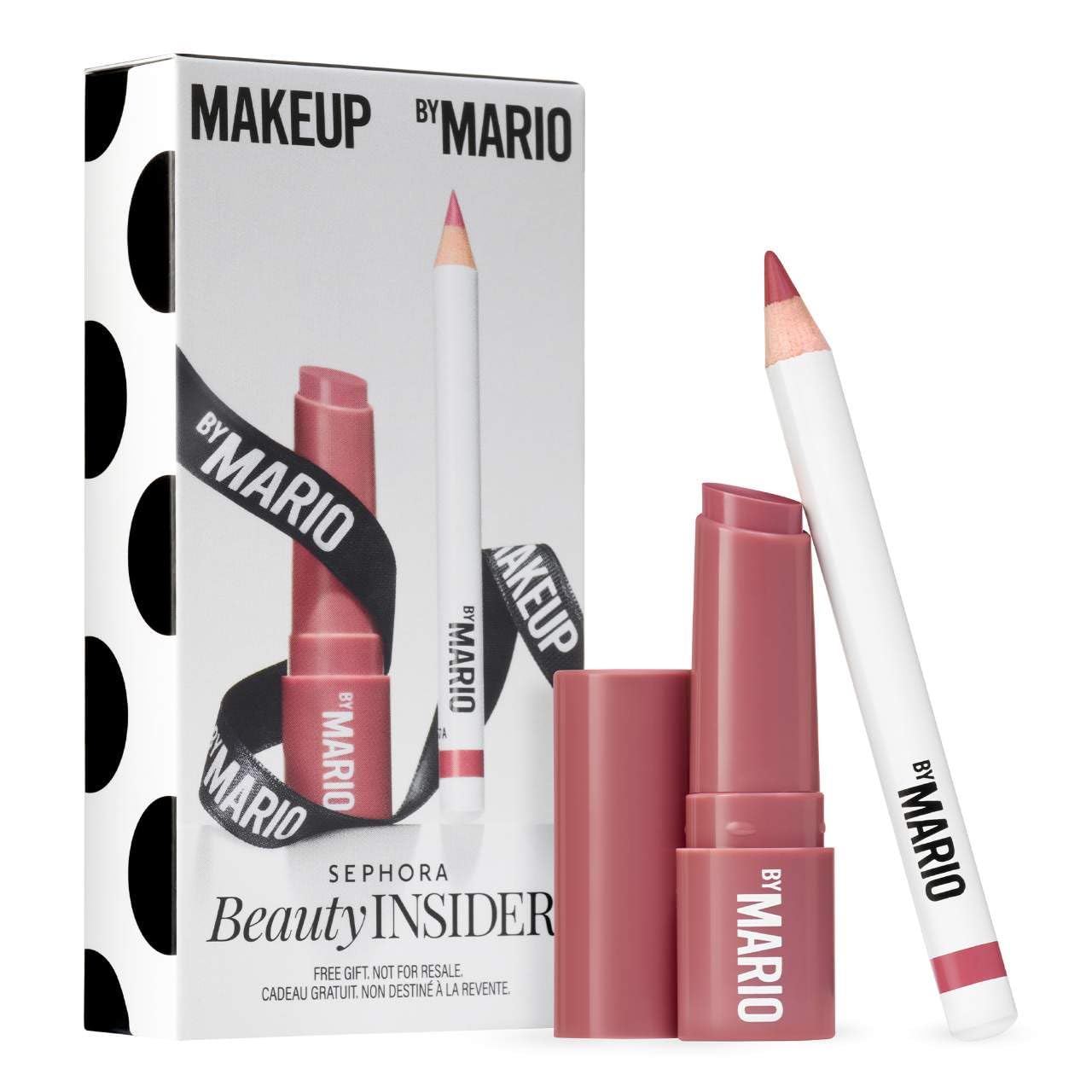 MAKEUP BY MARIO Rosewood Glow Lip Kit – Mini MoistureGlow Plumping Lip Serum & Ultra Suede Sculpting Lip Pencil, Rich Mauve – Hydrating Plumping Lip Duo, Travel Size