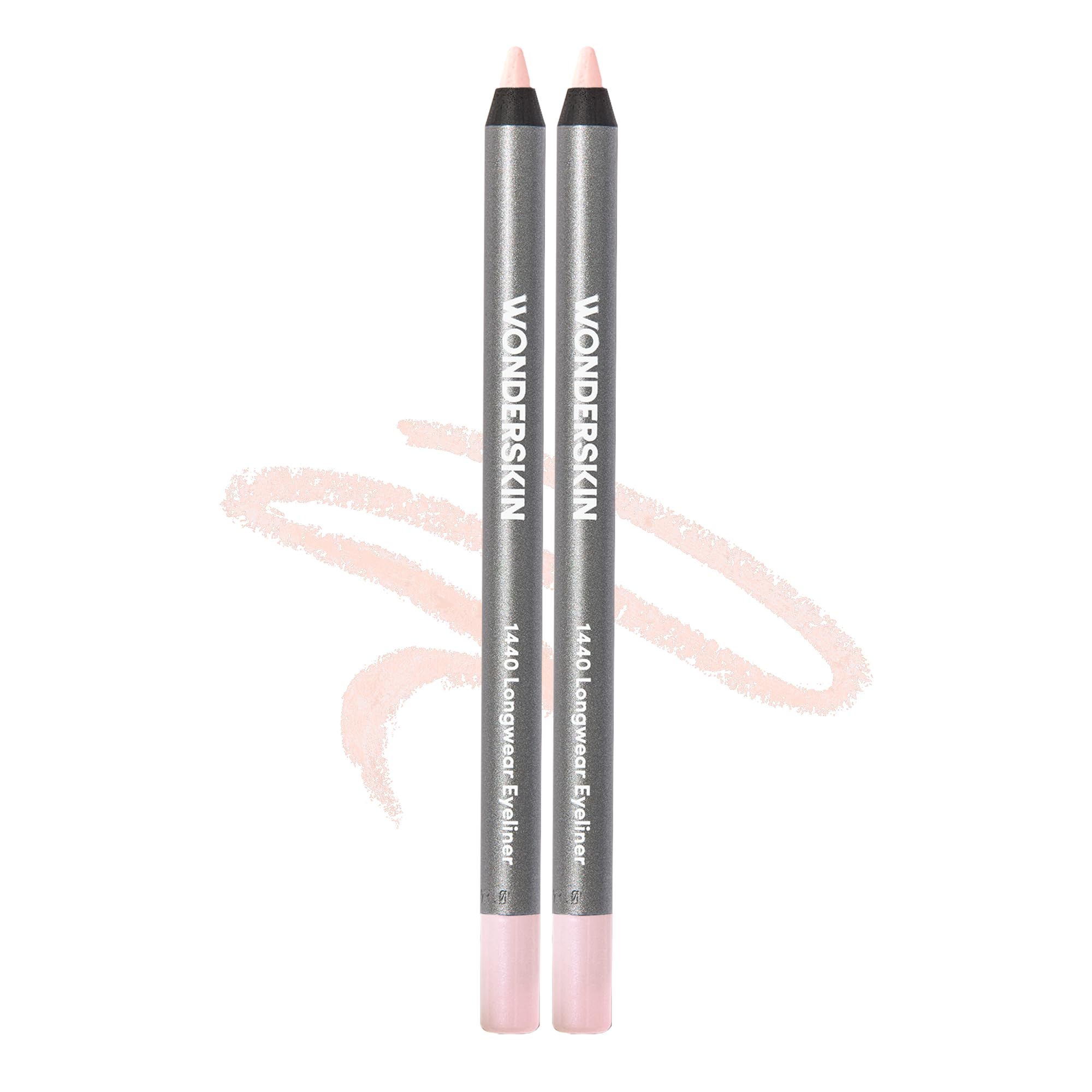 Wonderskin Eyeliner Pencil, 1440 Longwear Deep Black Eyeliner Pencil - Waterproof, Sharpenable & Smudge Proof (Liquorice)