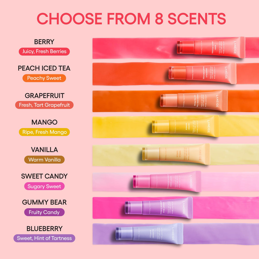 LANEIGE Lip Glowy Balm: Sheer Tinted Lip Moisturizer with Shea Butter, for Hydrating Shine & Soft Lips