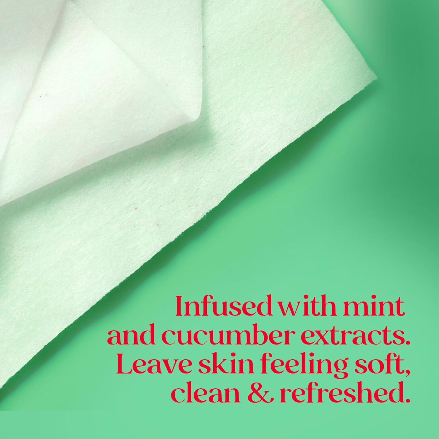 FreshFace Cucumber Mint Cleansing Wipes