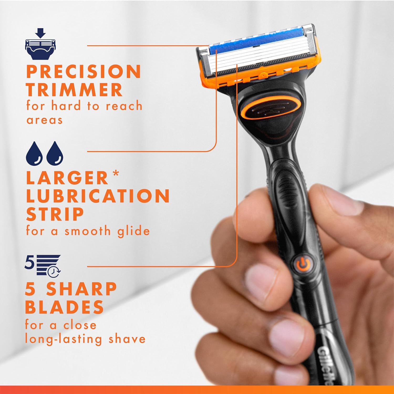 Fusion Precision Smooth Shave Refills