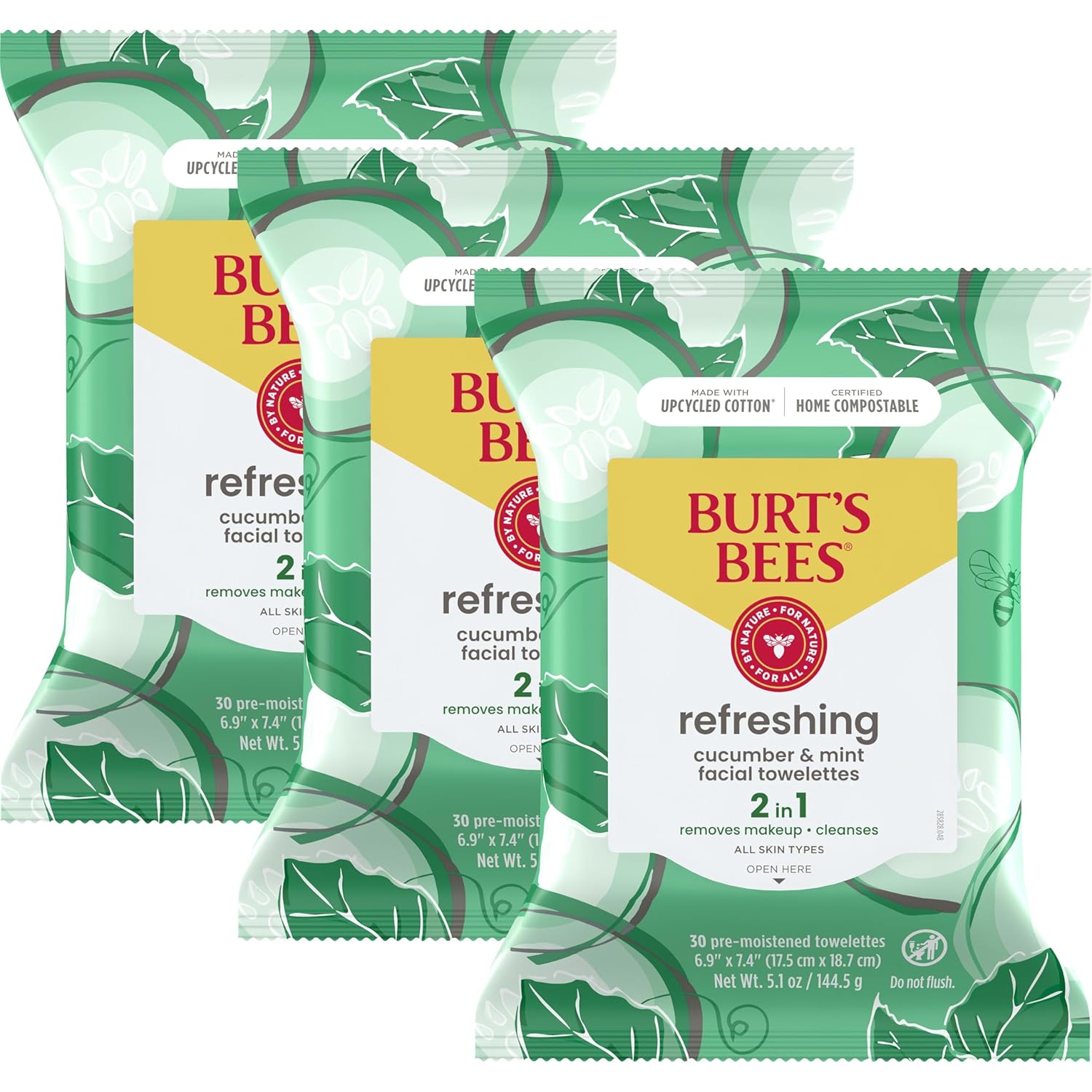 FreshFace Cucumber Mint Cleansing Wipes